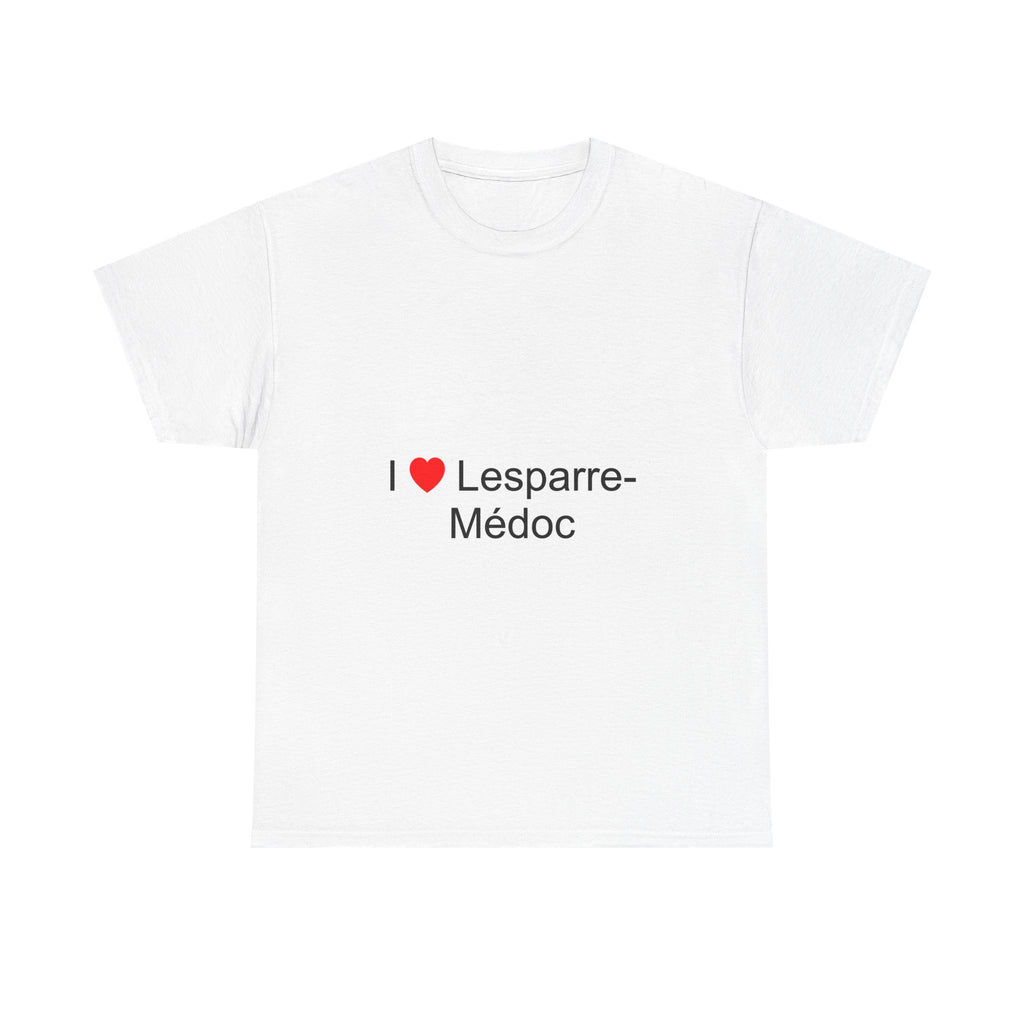 T-shirt I love lesparre-médoc