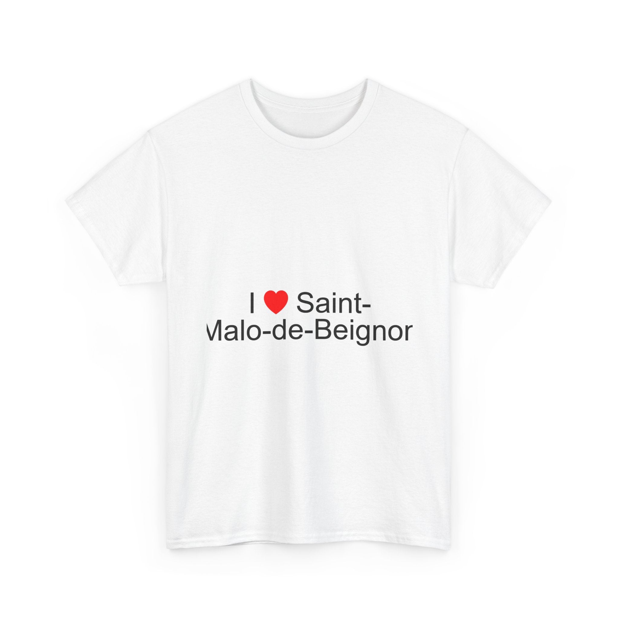 T-shirt I love saint-malo-de-beignon
