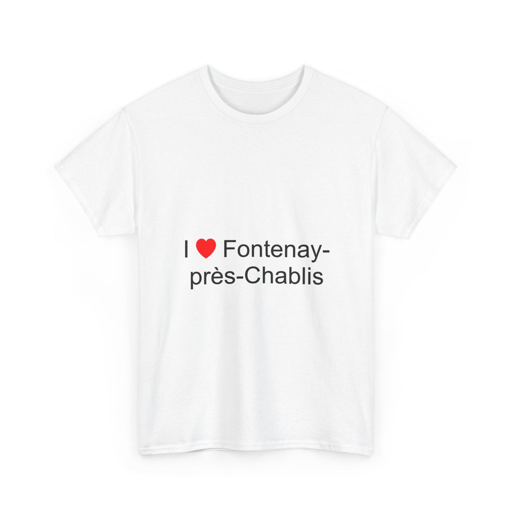 T-shirt I love fontenay-près-chablis