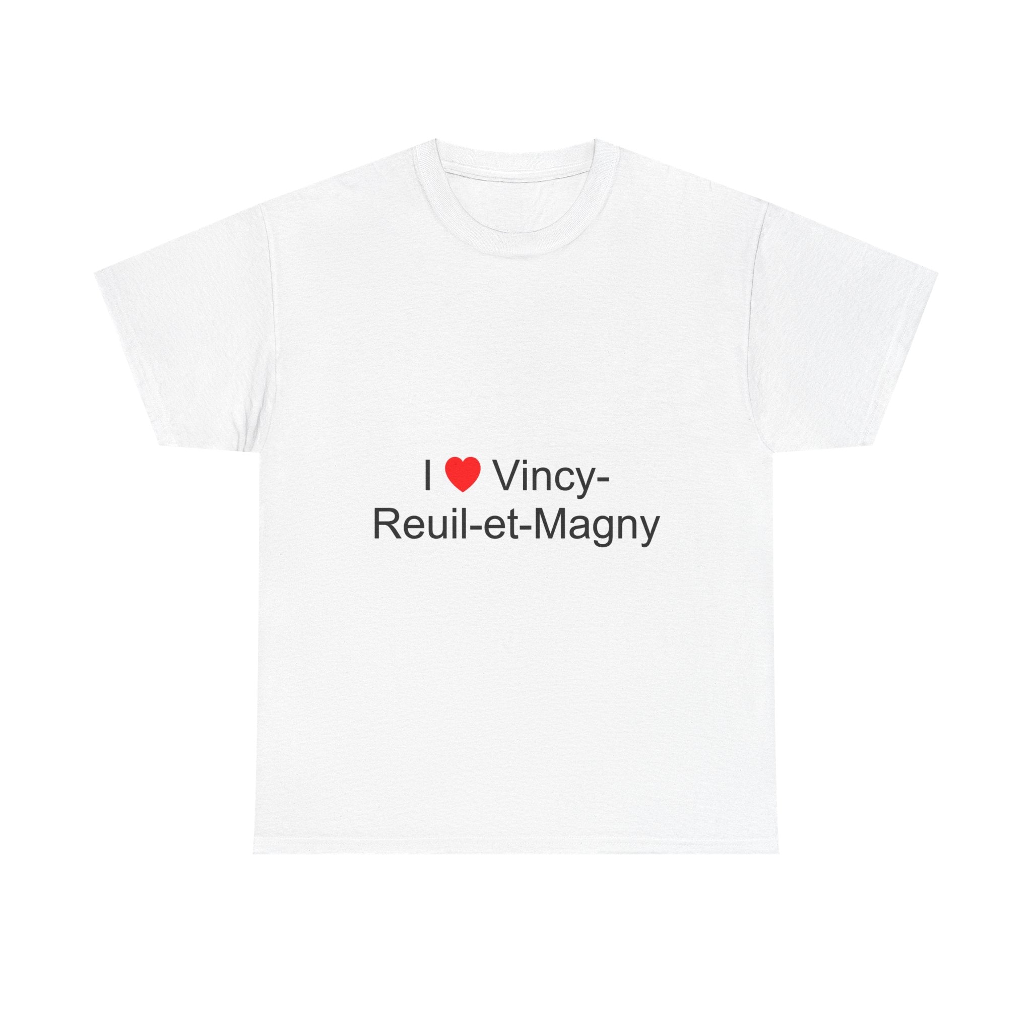 T-shirt I love vincy-reuil-et-magny