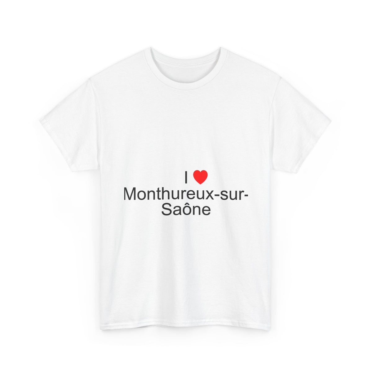 T-shirt I love monthureux-sur-saône