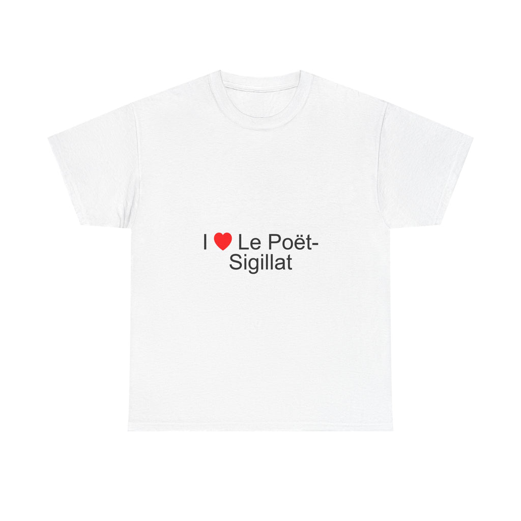 T-shirt I love le poët-sigillat