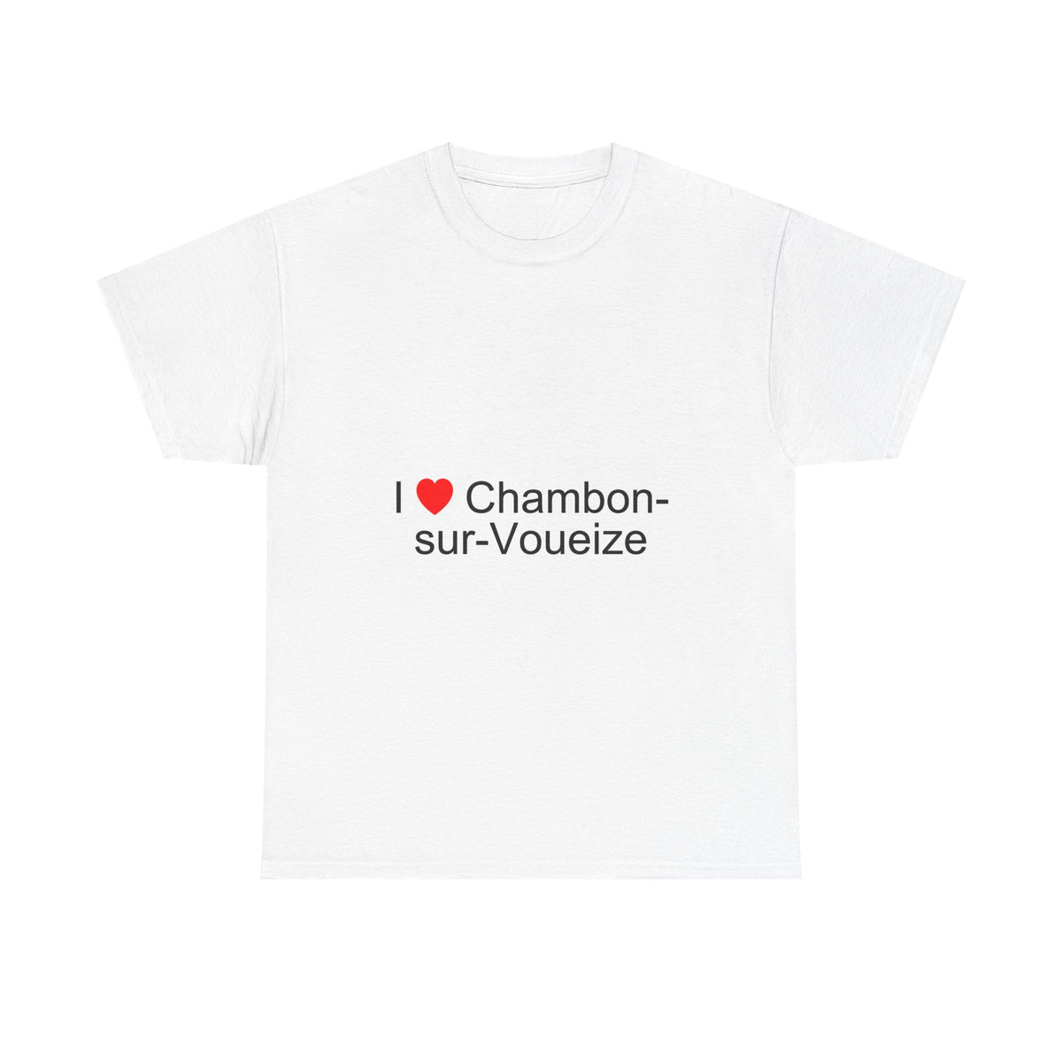 T-shirt I love chambon-sur-voueize