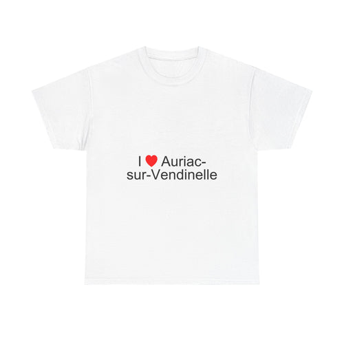 T-shirt I love auriac-sur-vendinelle