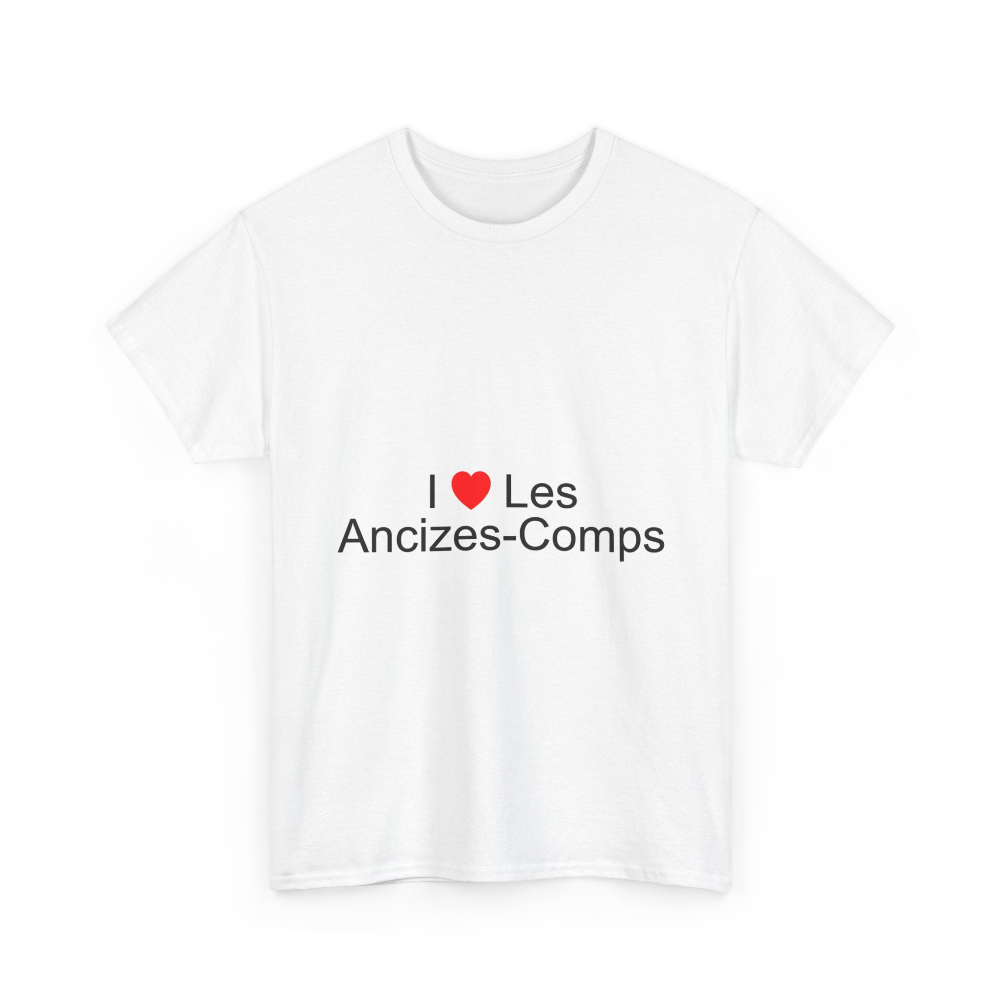 T-shirt I love les ancizes-comps