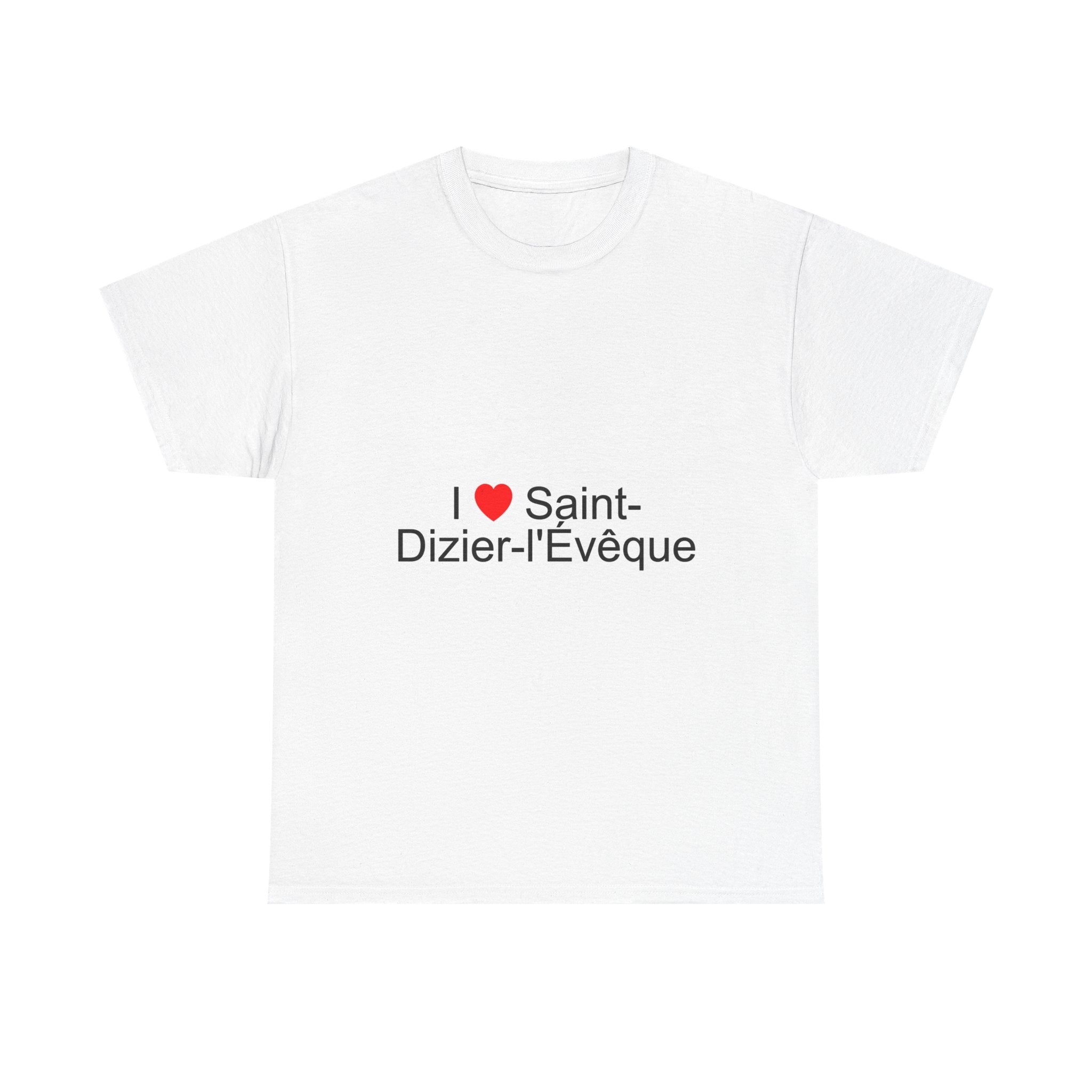 T-shirt I love saint-dizier-l'évêque