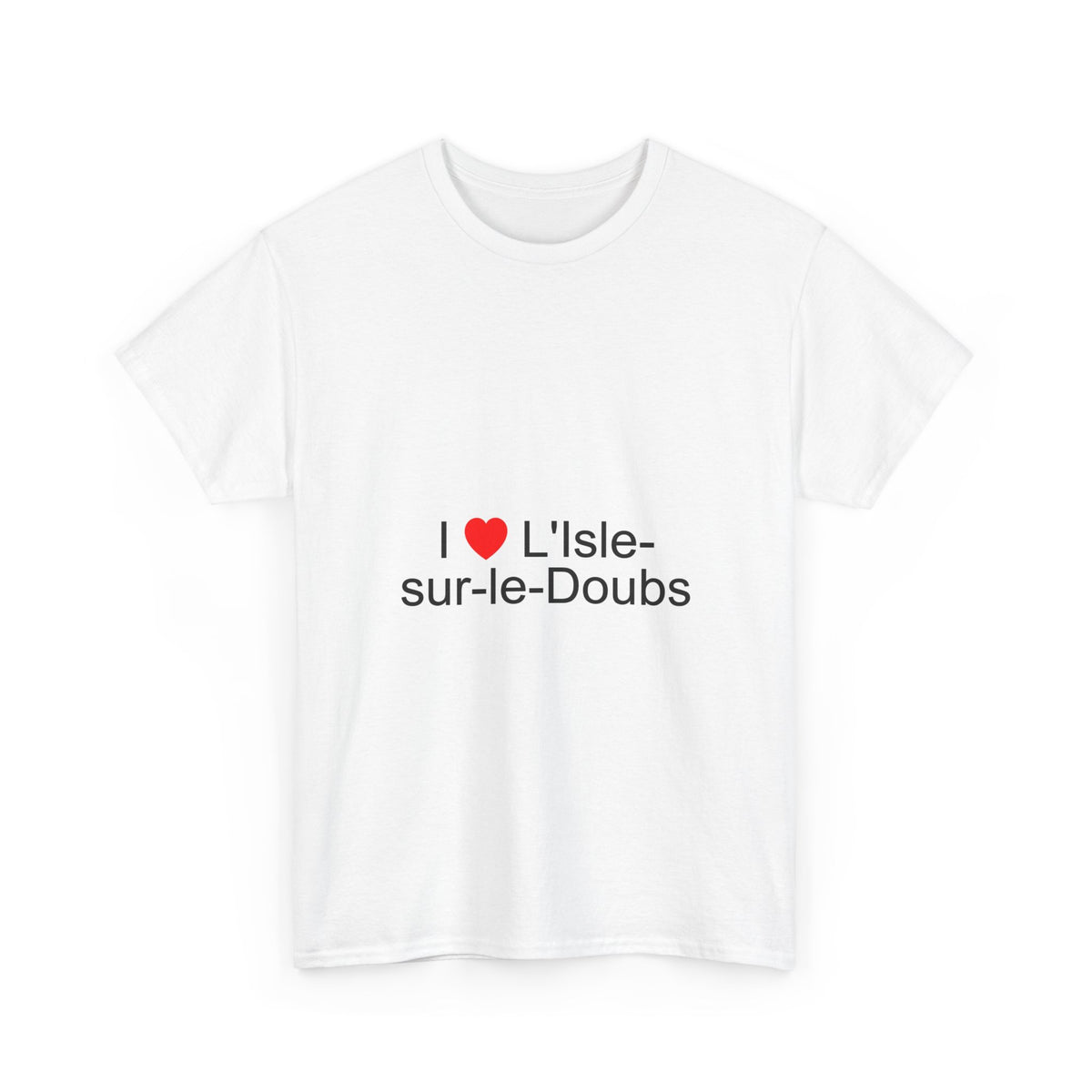 T-shirt I love l'isle-sur-le-doubs