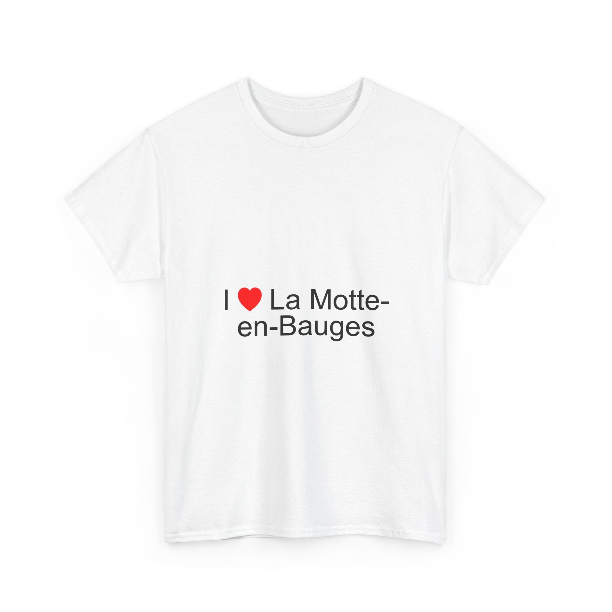 T-shirt I love la motte-en-bauges