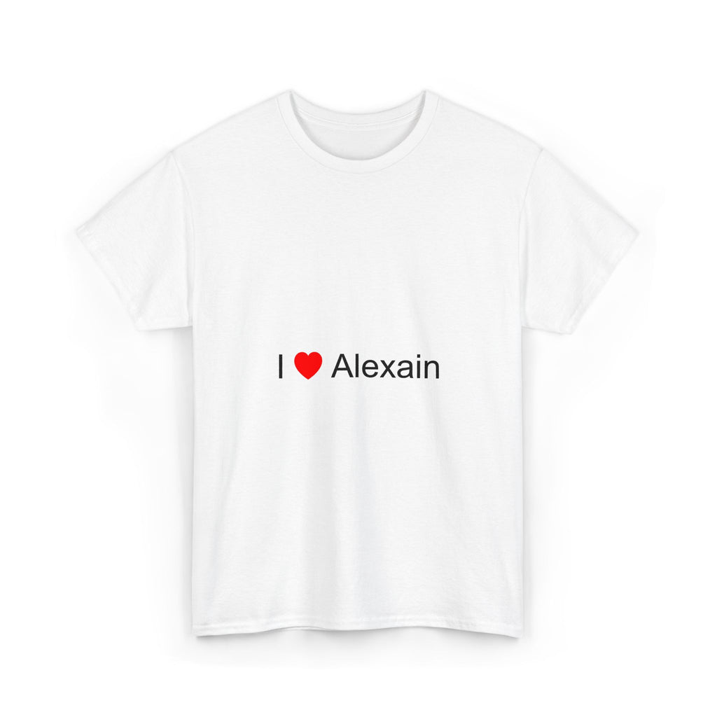 T-shirt I love alexain