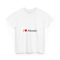 T-shirt I love alexain