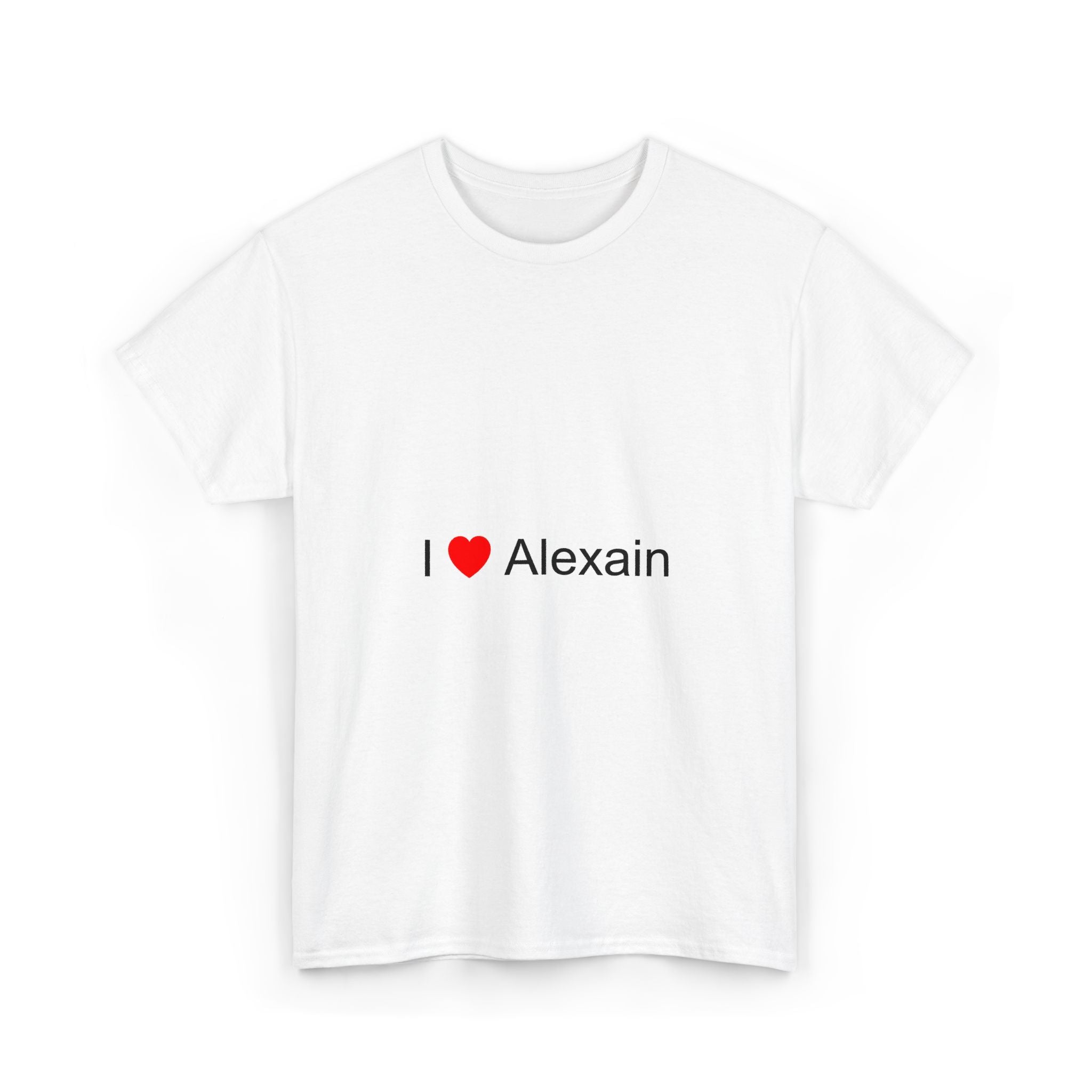 T-shirt I love alexain