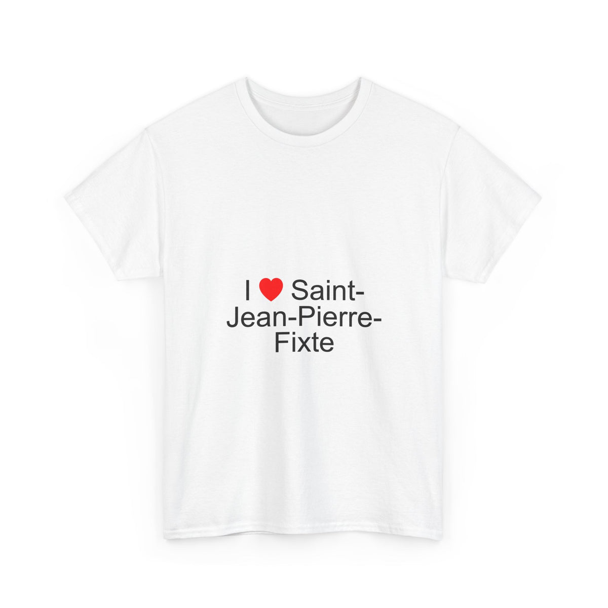 T-shirt I love saint-jean-pierre-fixte