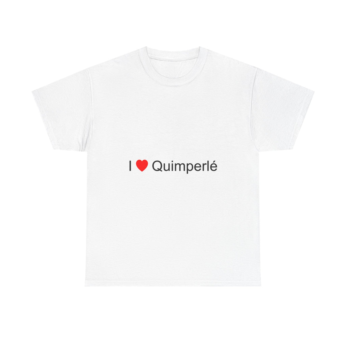 T-shirt I love quimperlé