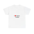 T-shirt I love Saint-Tropez - cadeau souvenir Var - visuel 2