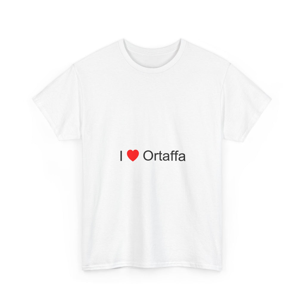 T-shirt I love ortaffa