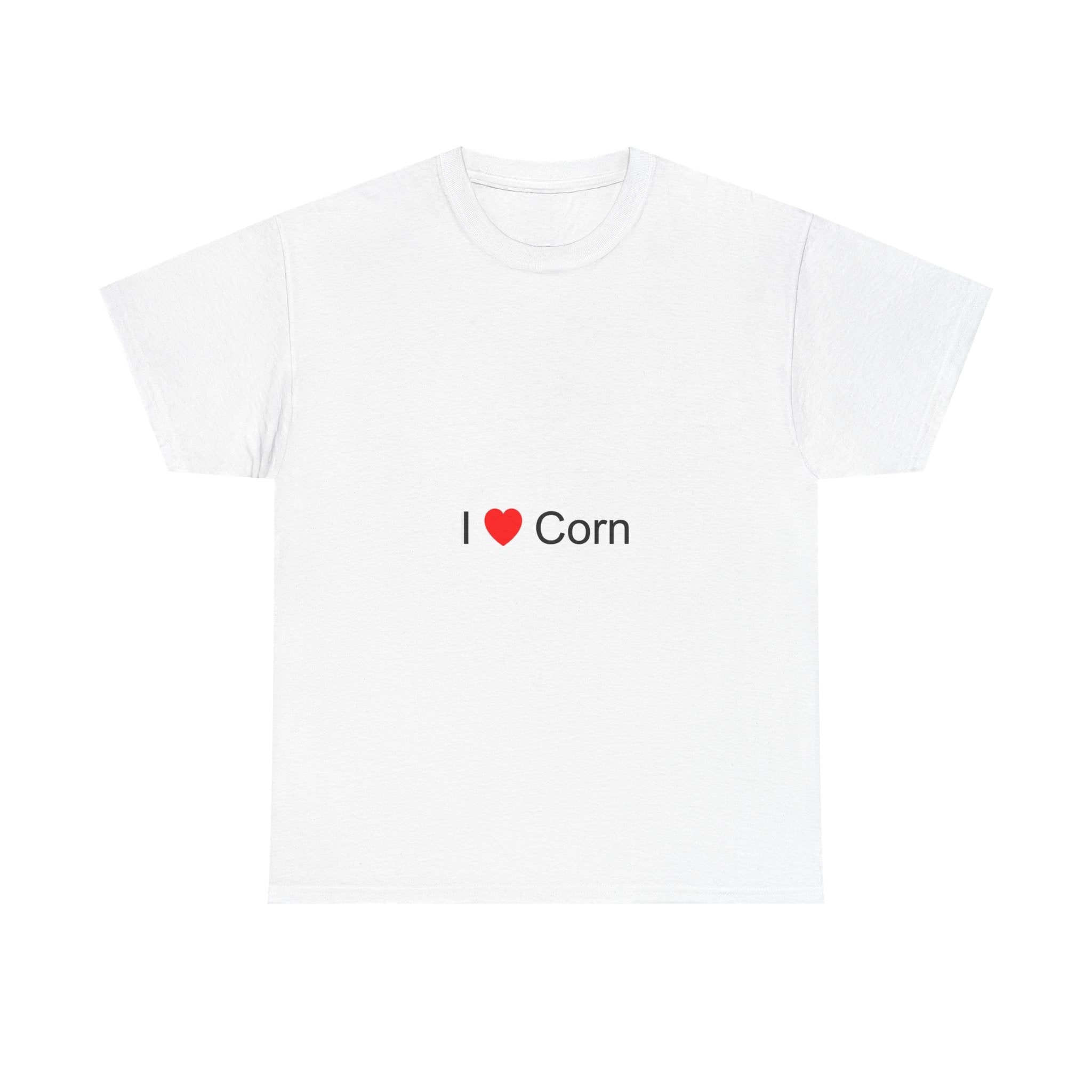 T-shirt I love corn