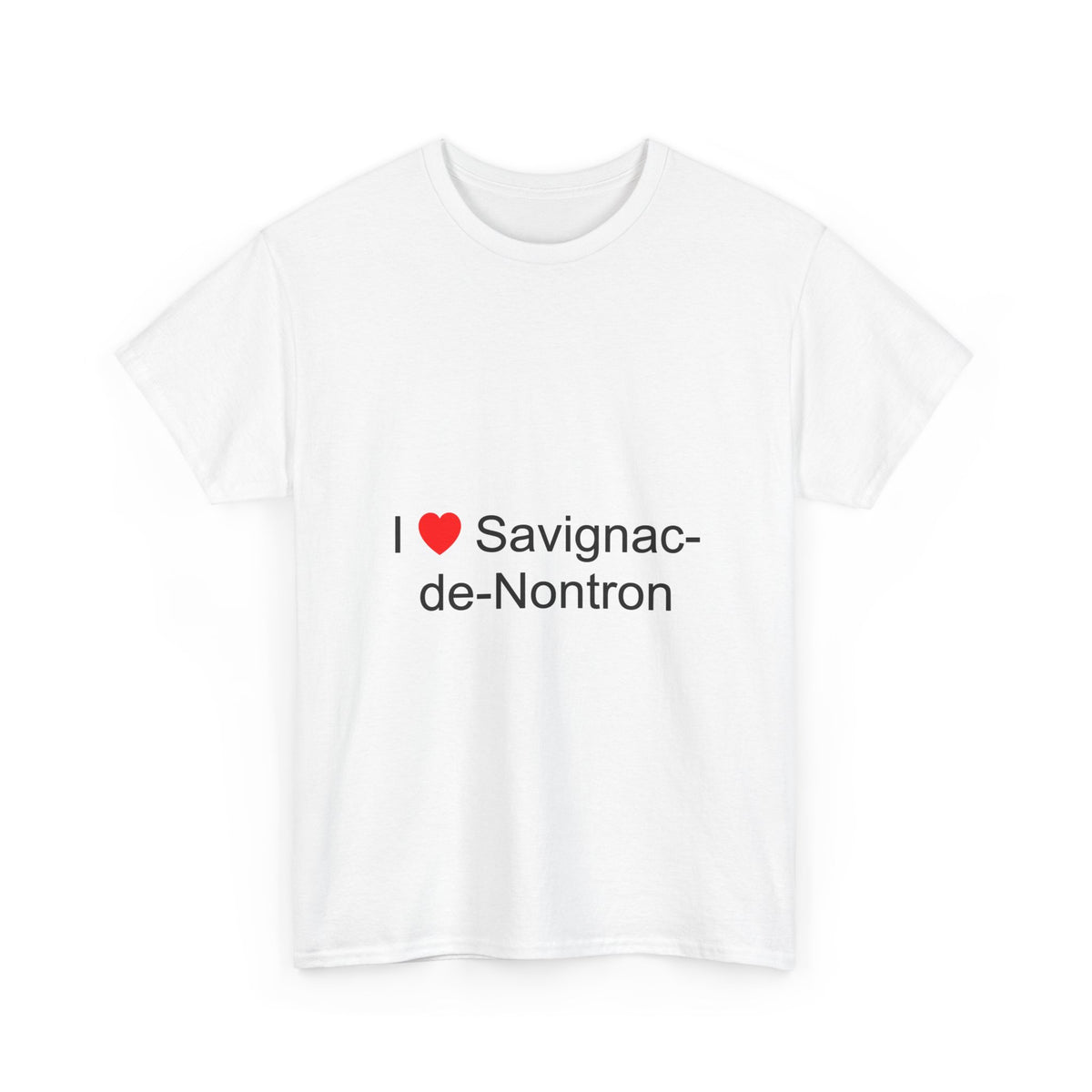 T-shirt I love savignac-de-nontron