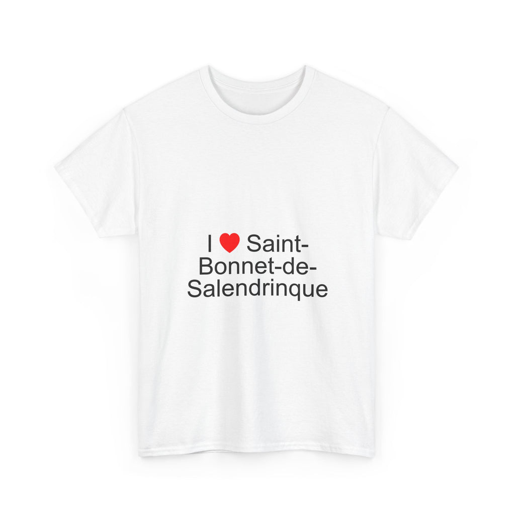 T-shirt I love saint-bonnet-de-salendrinque