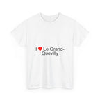 T-shirt I love le grand-quevilly - cadeau souvenir Seine-Maritime par Citeeshirt