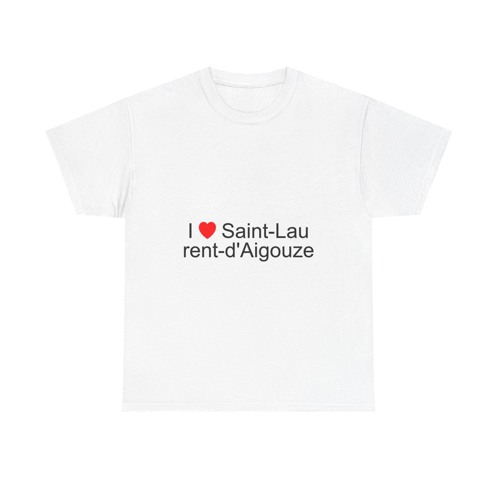 T-shirt I love saint-laurent-d'aigouze