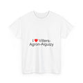 T-shirt I love villers-agron-aiguizy