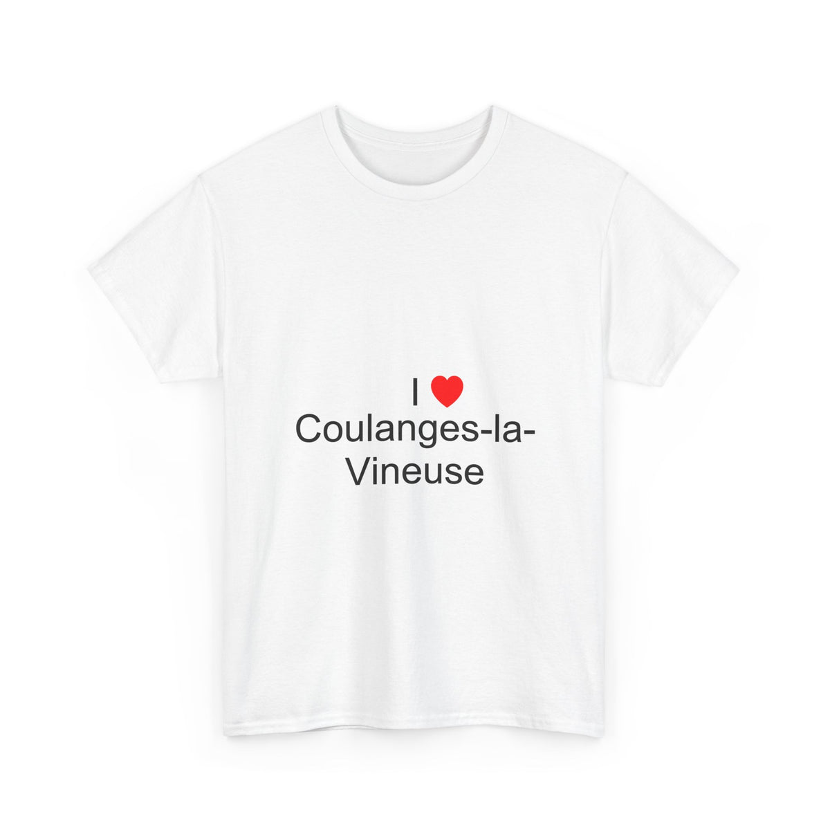 T-shirt I love coulanges-la-vineuse