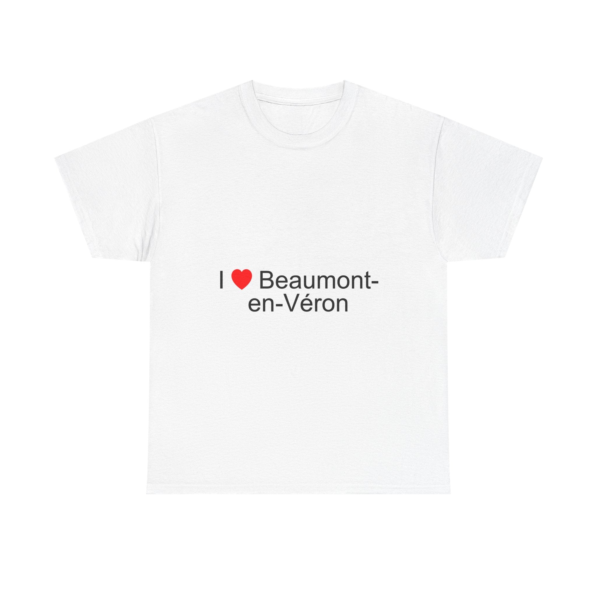 T-shirt I love beaumont-en-véron