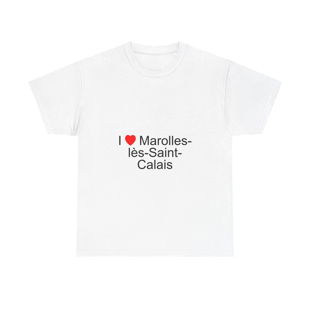 T-shirt I love marolles-lès-saint-calais