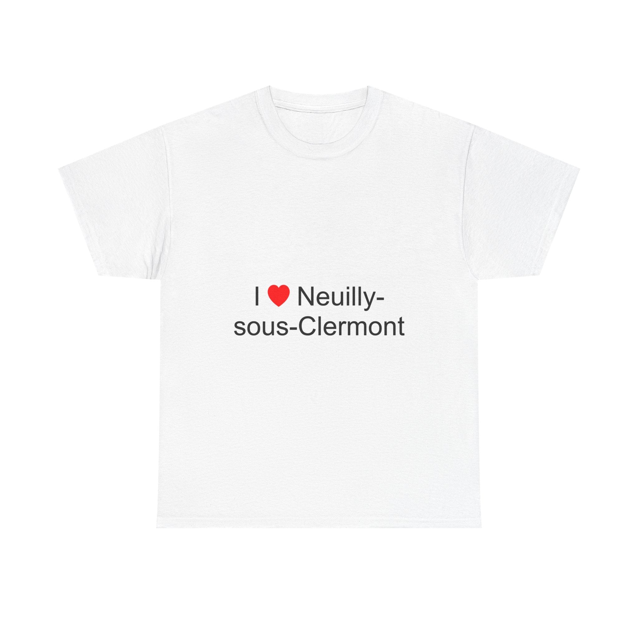 T-shirt I love neuilly-sous-clermont