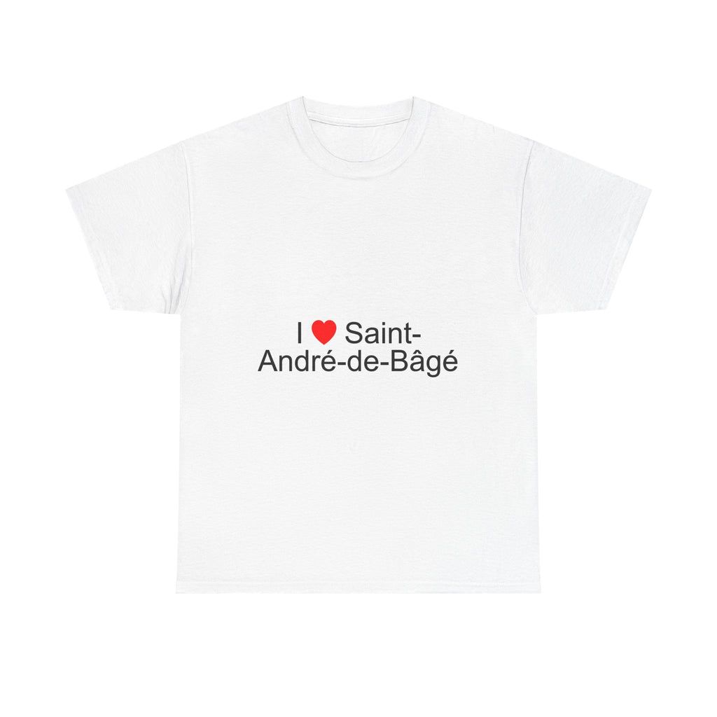 T-shirt I love saint-andré-de-bâgé