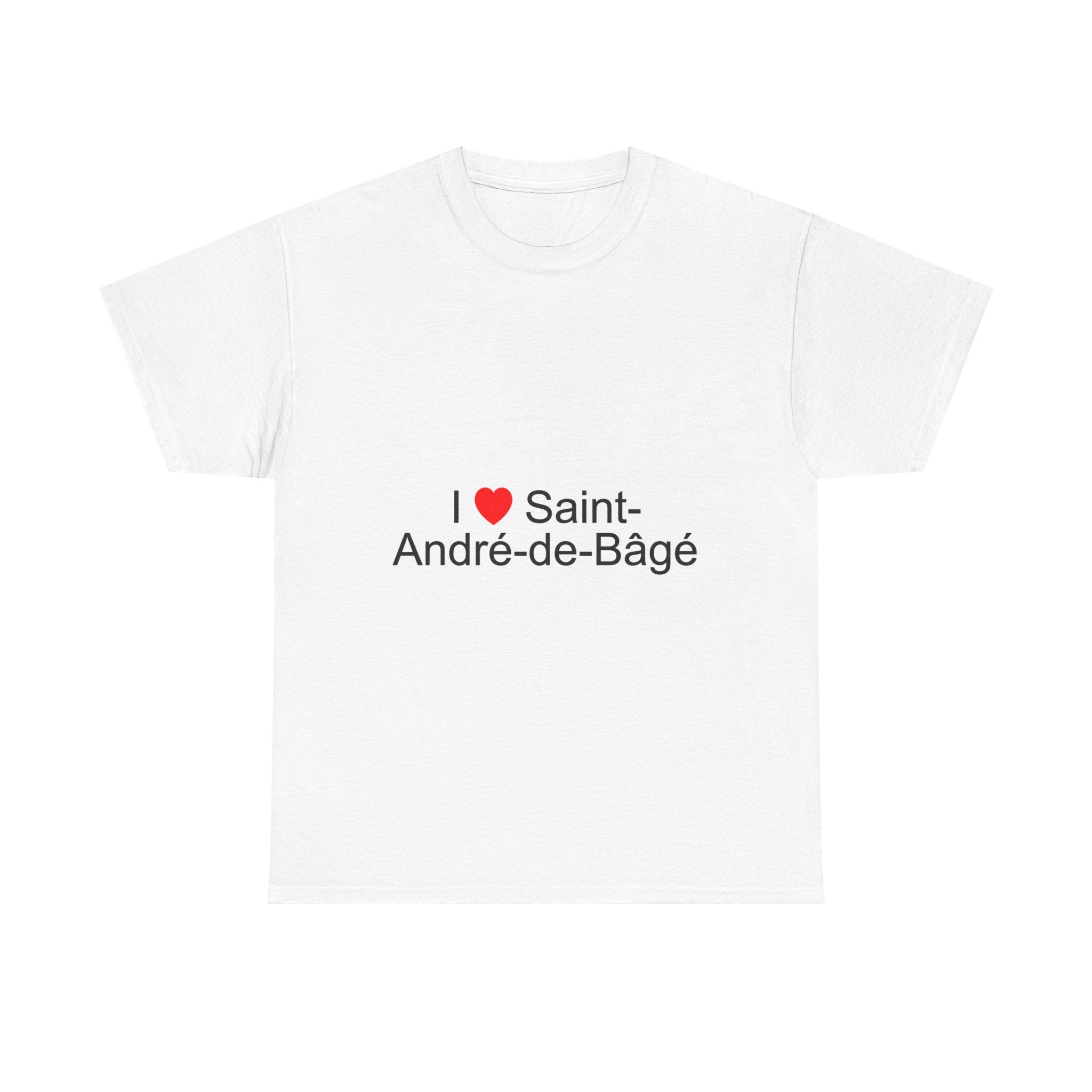 T-shirt I love saint-andré-de-bâgé