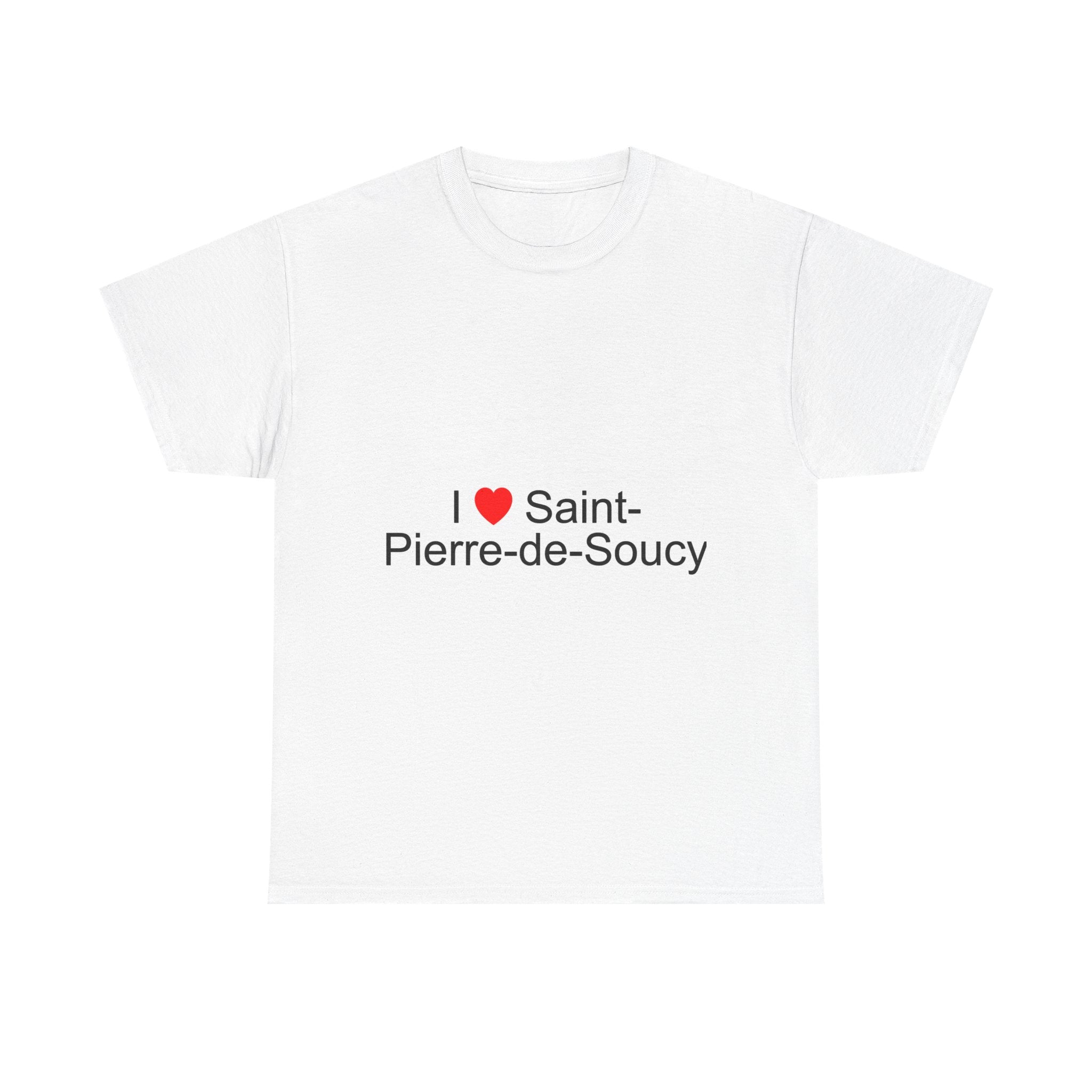 T-shirt I love saint-pierre-de-soucy