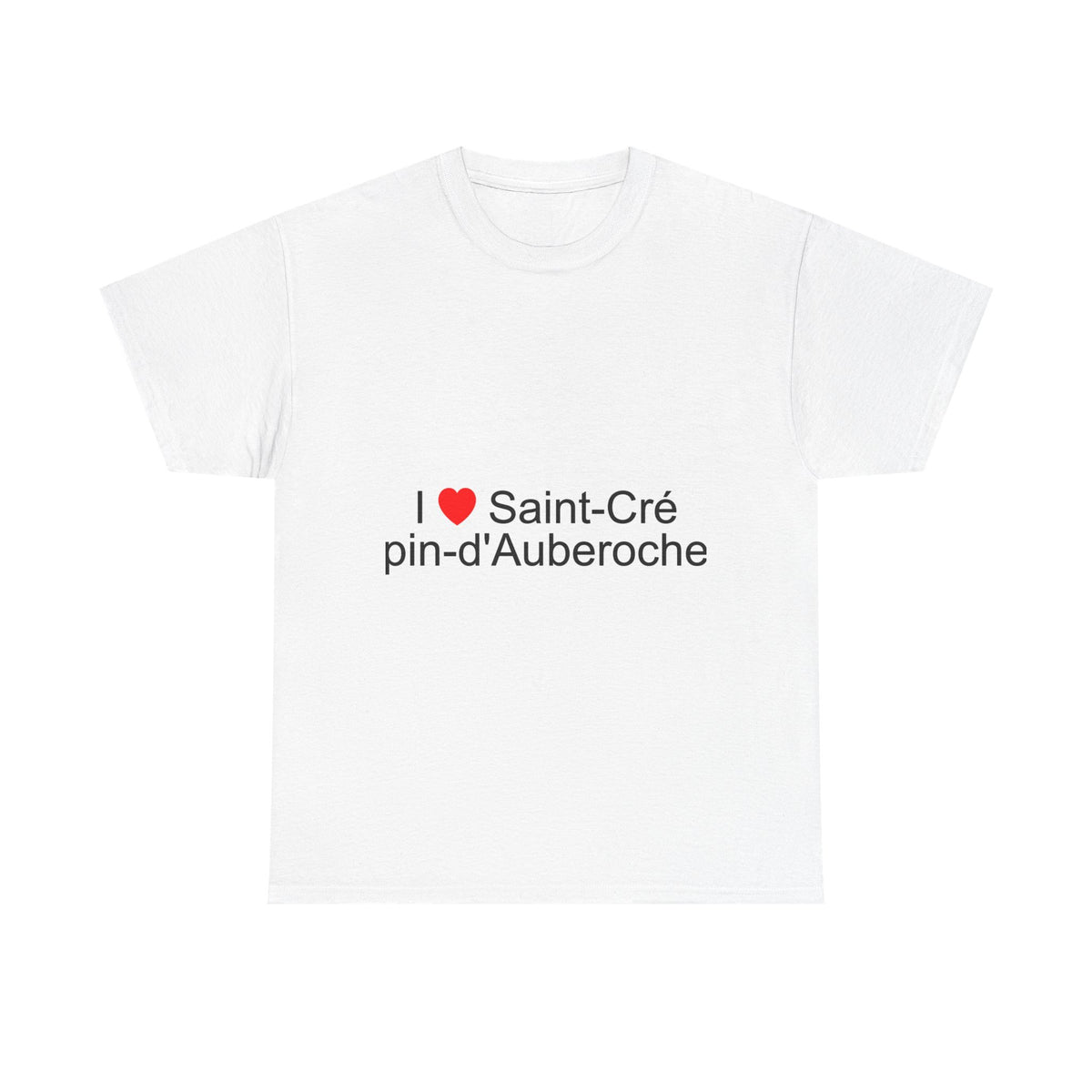 T-shirt I love saint-crépin-d'auberoche