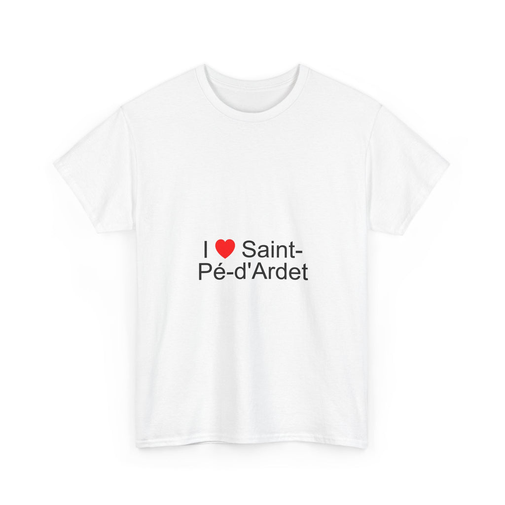 T-shirt I love saint-pé-d'ardet