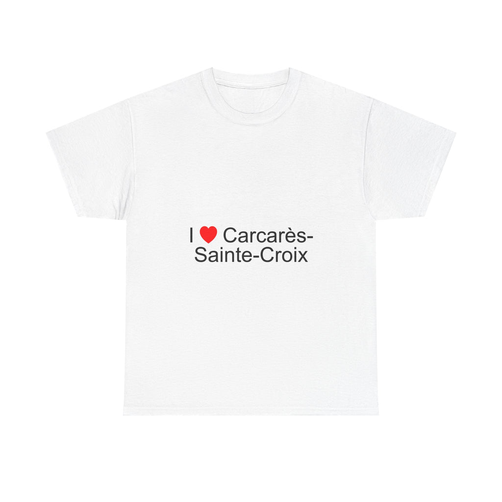 T-shirt I love carcarès-sainte-croix