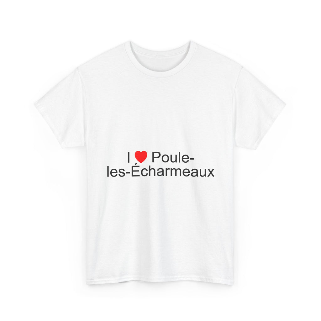 T-shirt I love poule-les-écharmeaux
