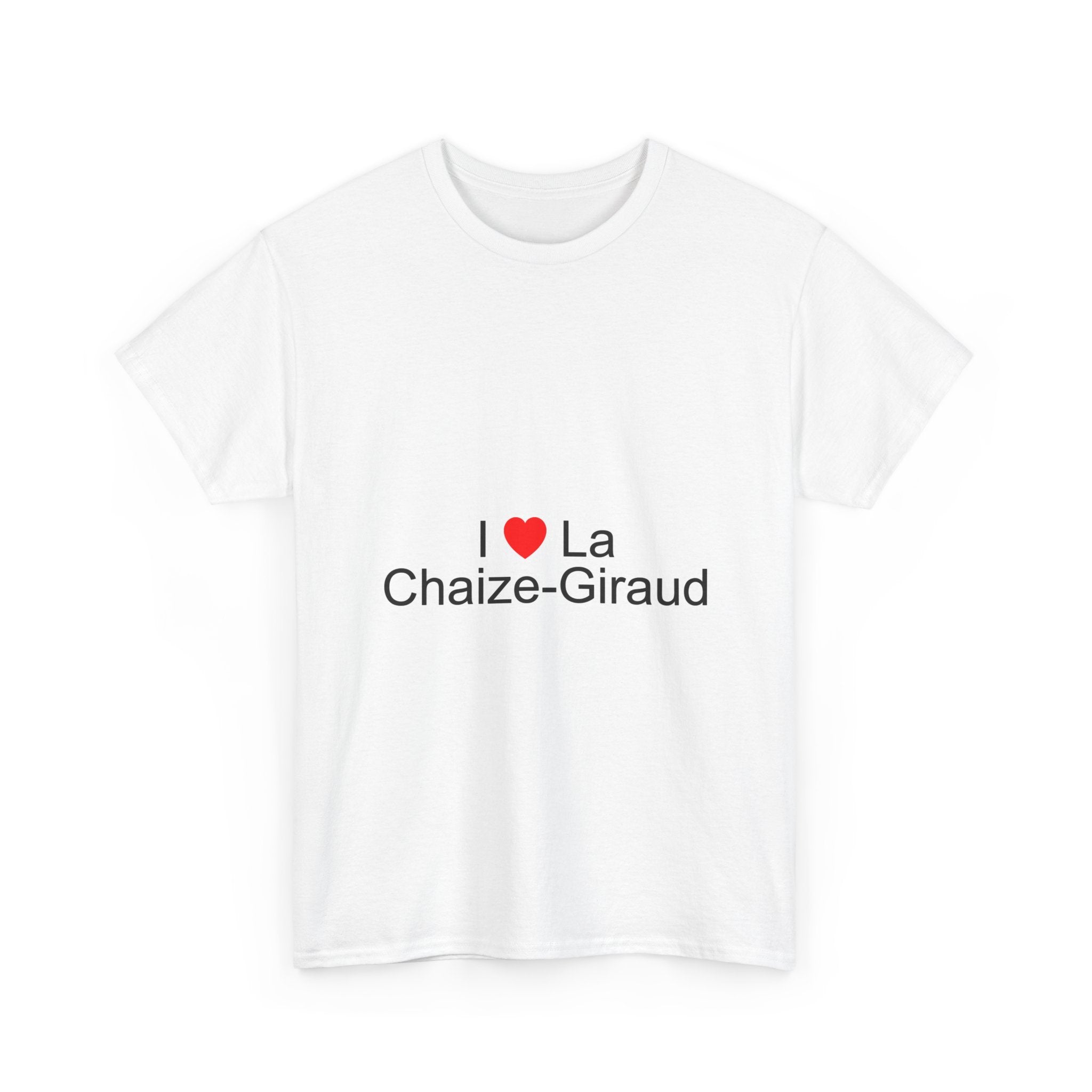 T-shirt I love la chaize-giraud