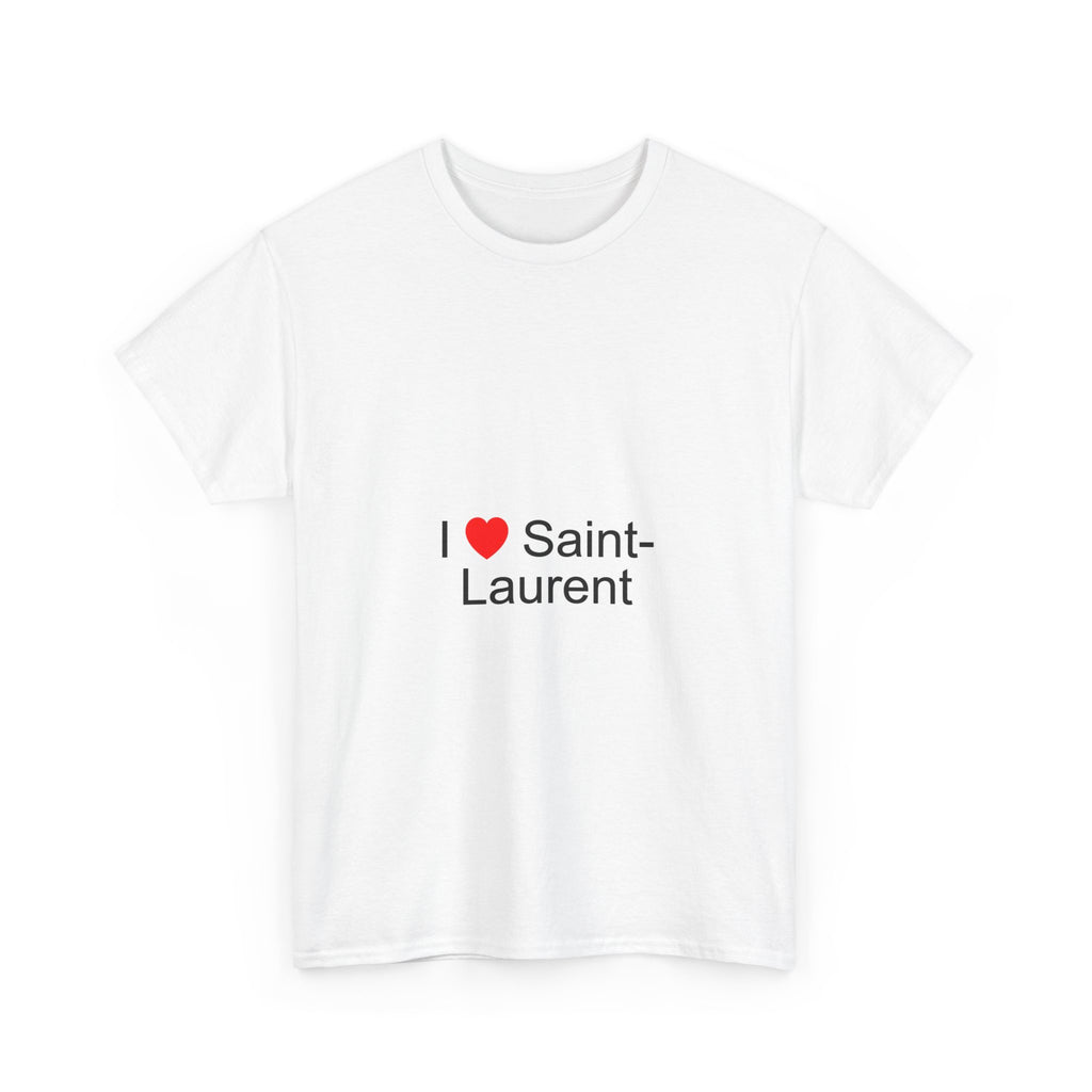 T-shirt I love Saint-Laurent (08)