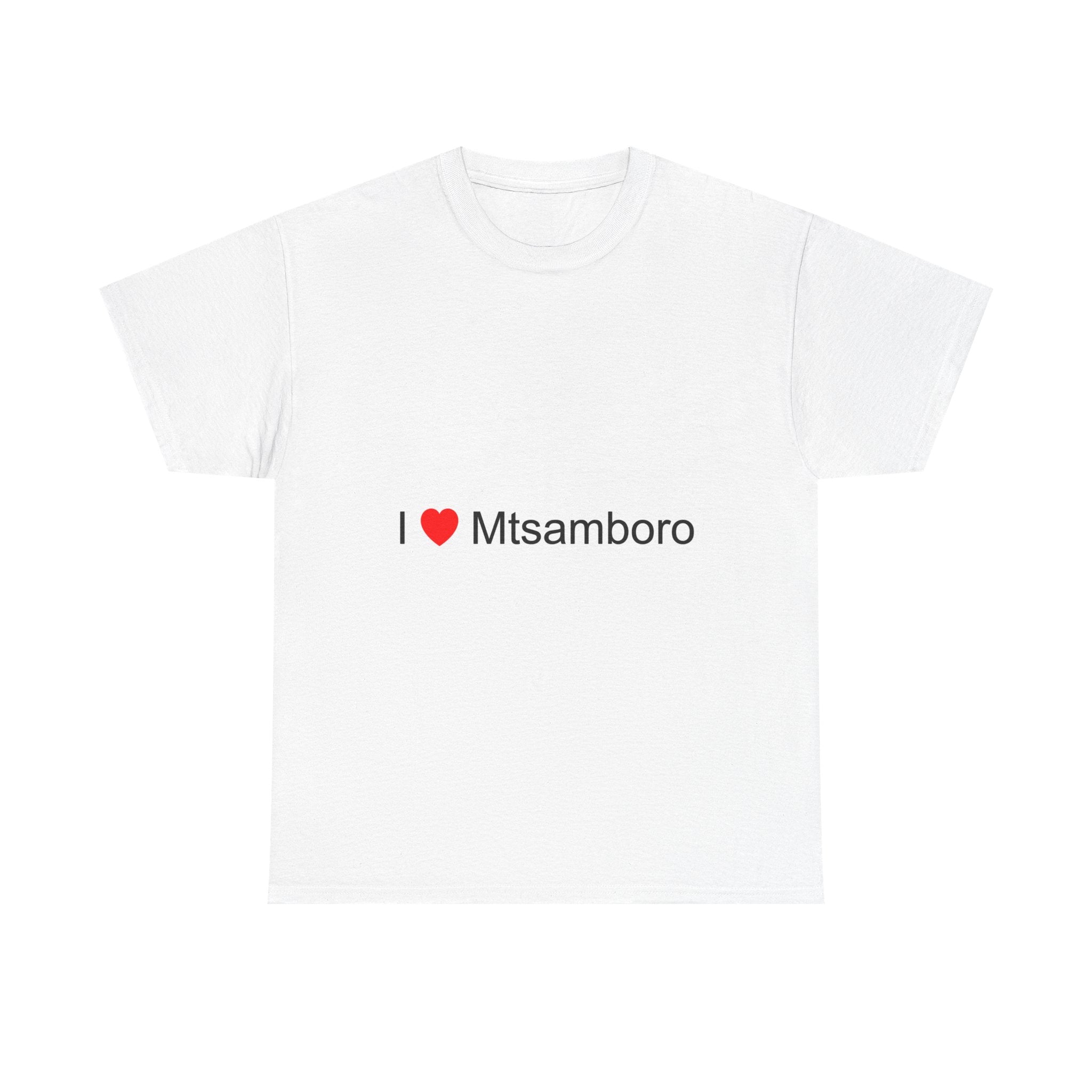 T-shirt I love mtsamboro