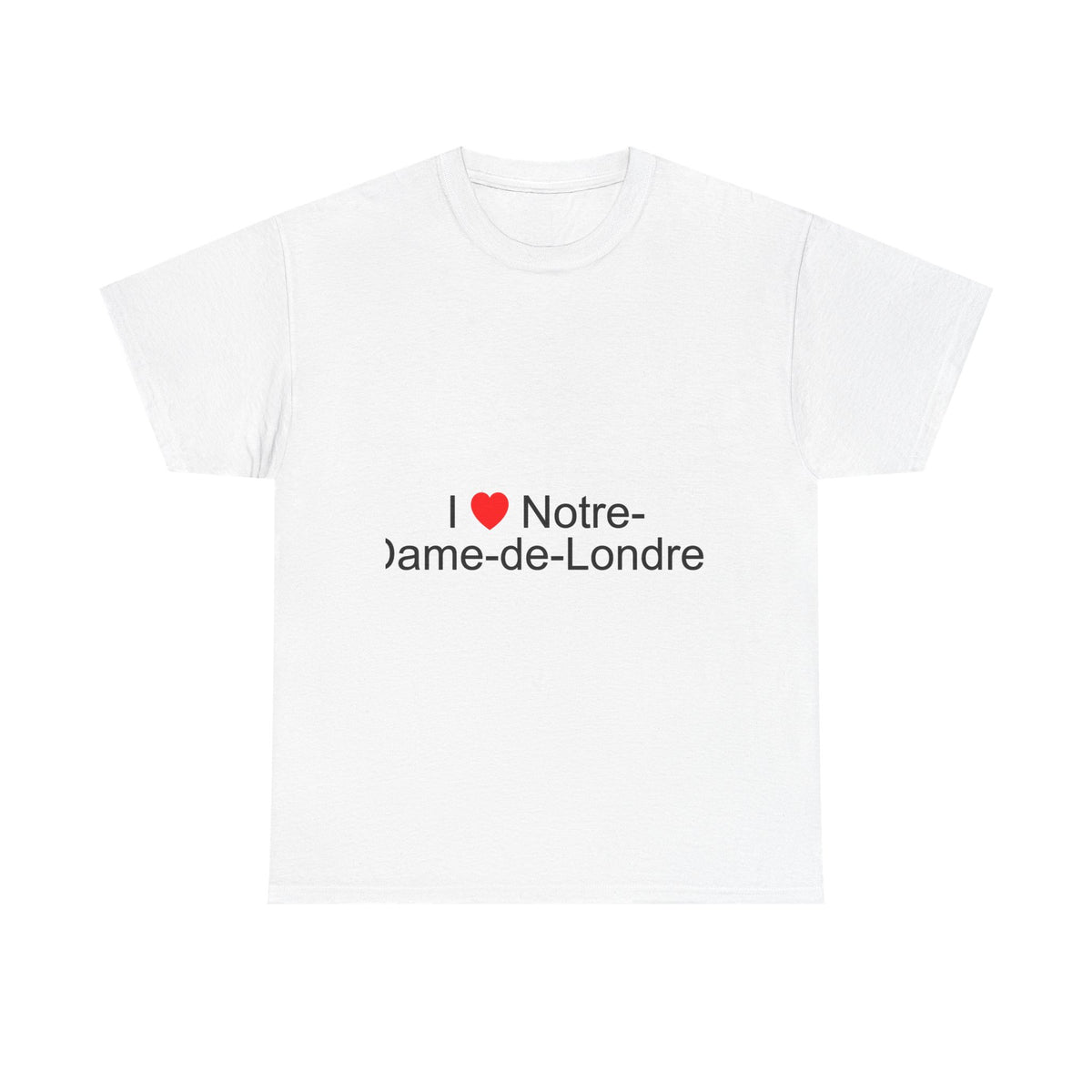T-shirt I love notre-dame-de-londres