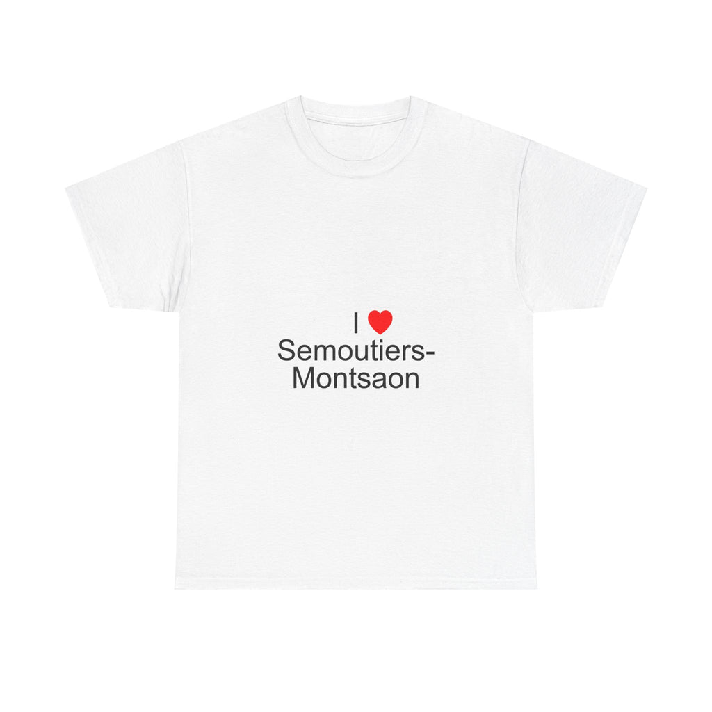 T-shirt I love semoutiers-montsaon