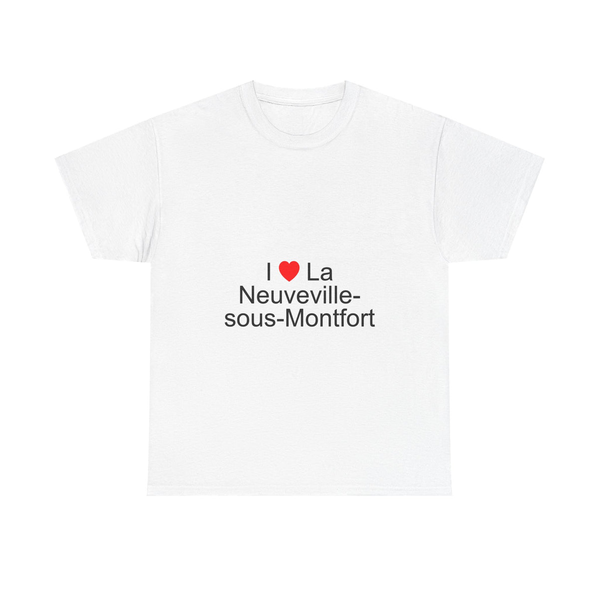 T-shirt I love la neuveville-sous-montfort