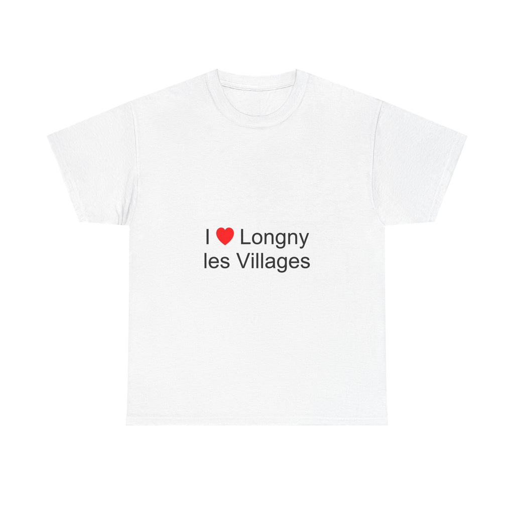 T-shirt I love longny les villages