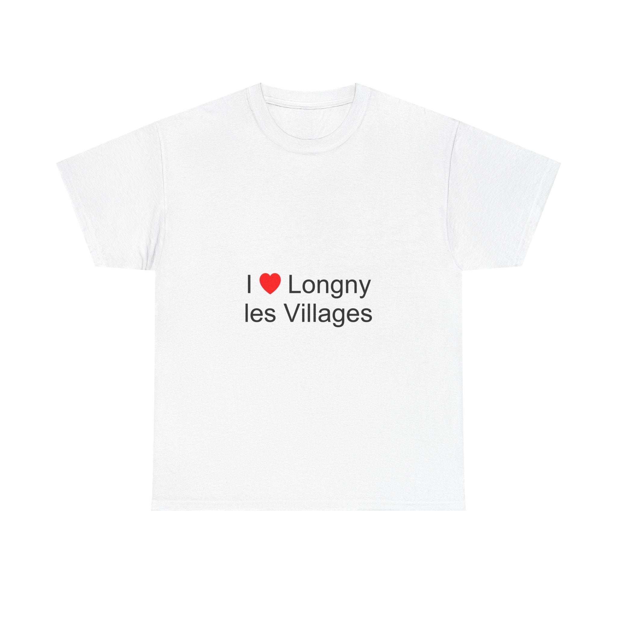 T-shirt I love longny les villages