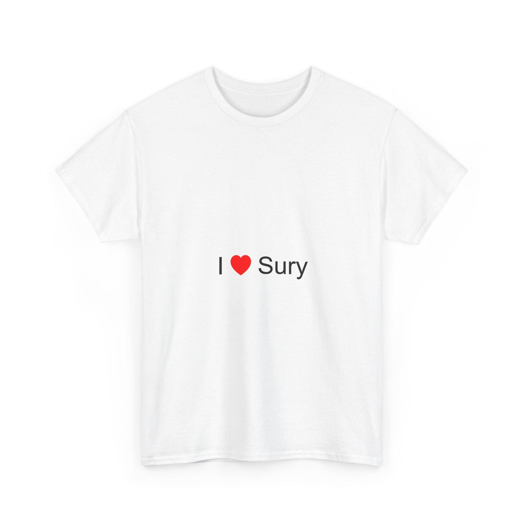T-shirt I love sury