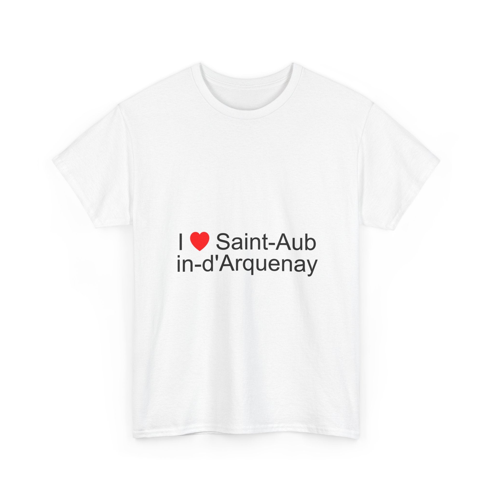 T-shirt I love saint-aubin-d'arquenay