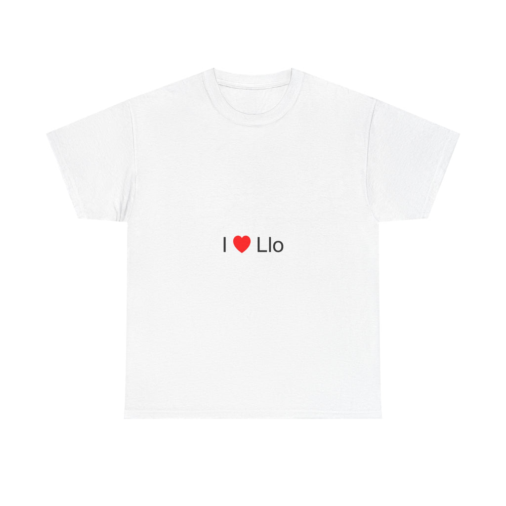 T-shirt I love llo