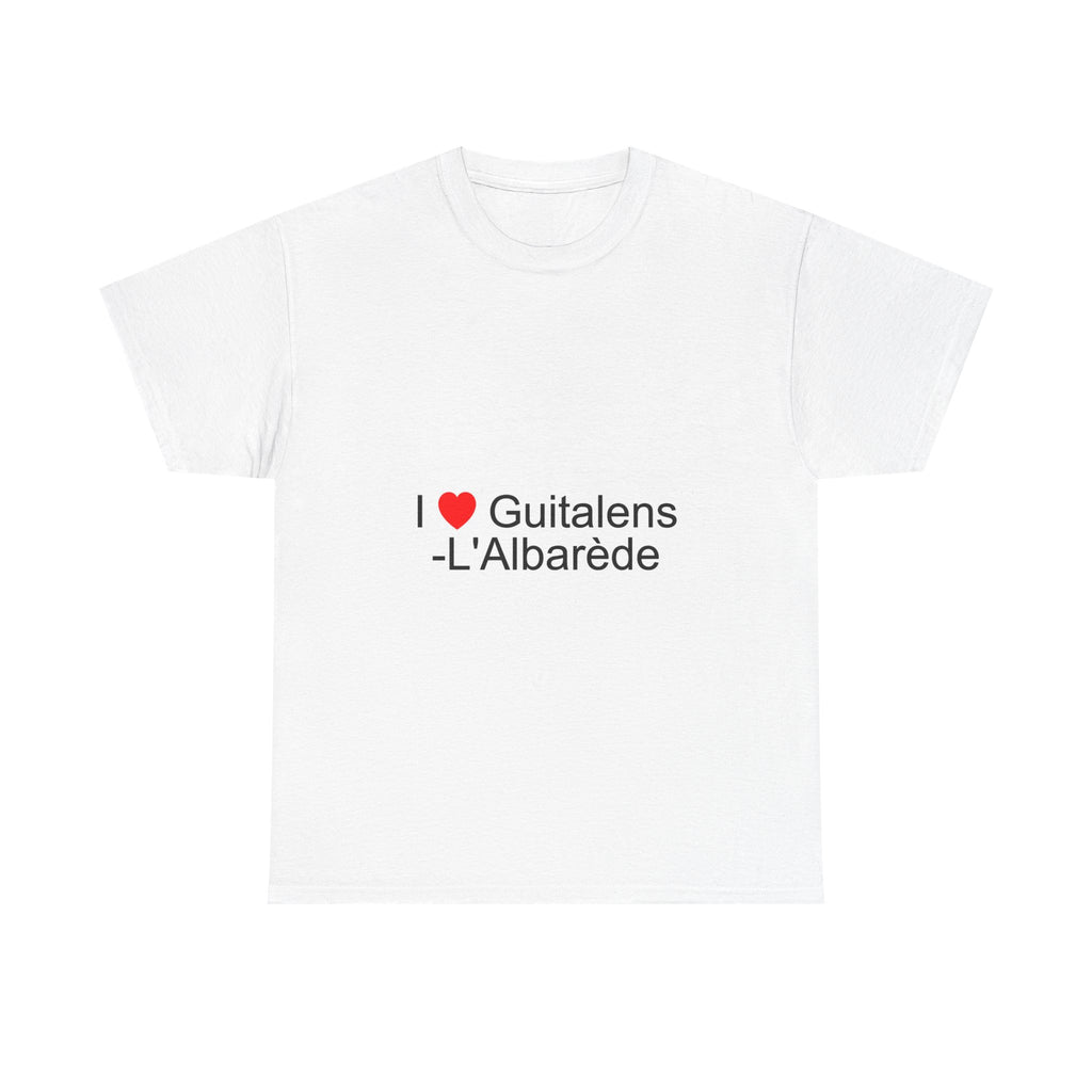 T-shirt I love guitalens-l'albarède