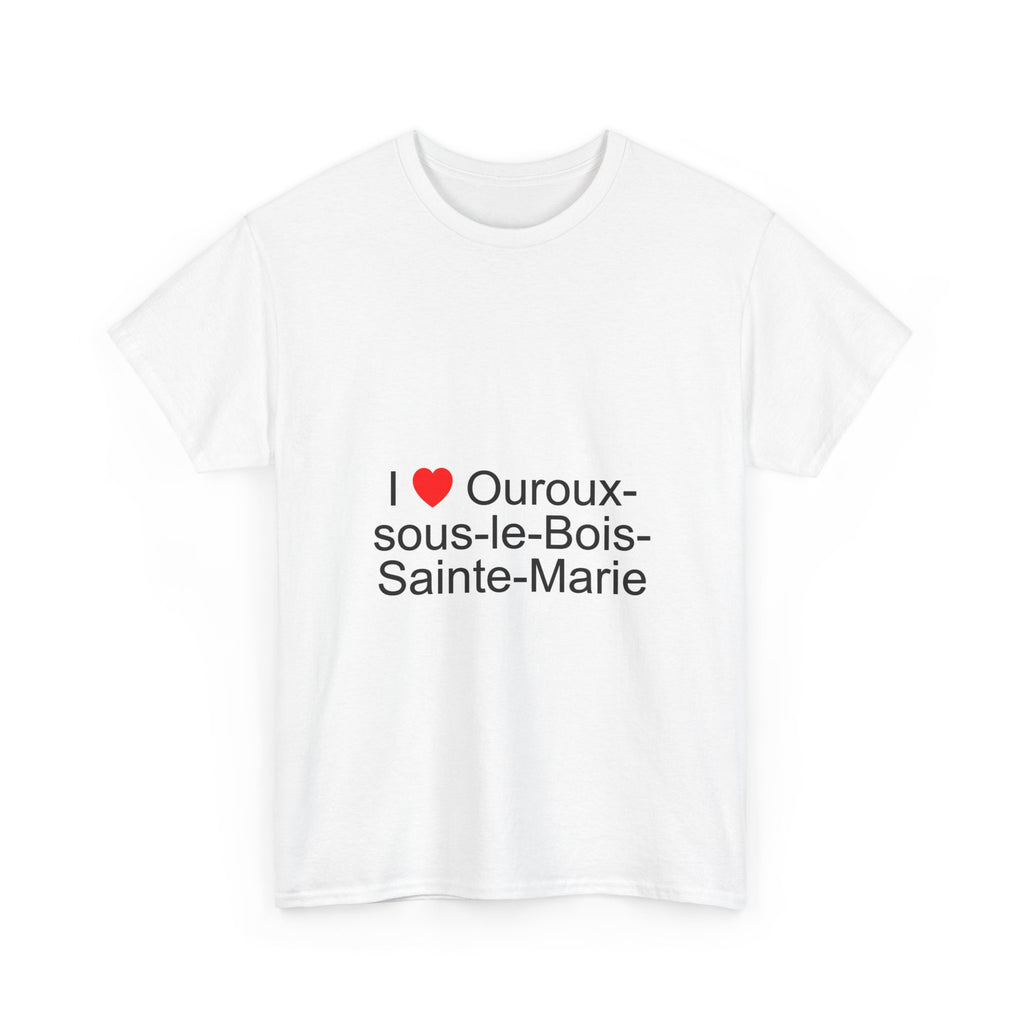 T-shirt I love ouroux-sous-le-bois-sainte-marie