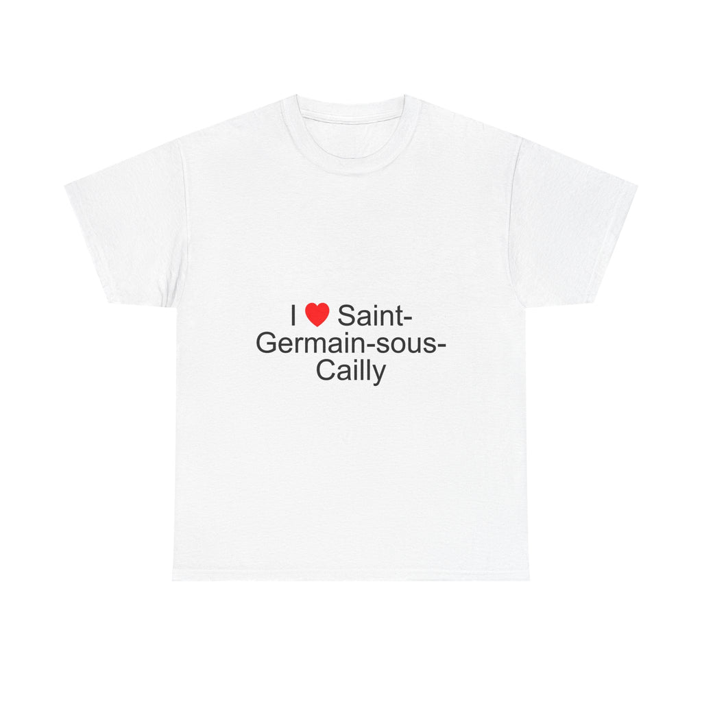 T-shirt I love saint-germain-sous-cailly